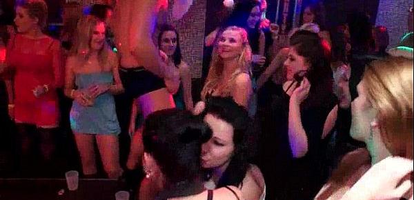  Hot busty sluts dances at party